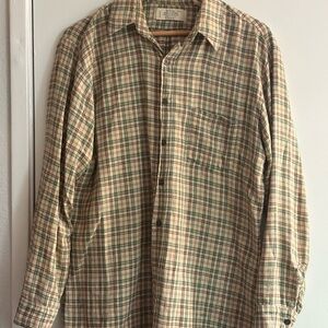 Vintage Sears button down Large Tall 16-16 1/2 neck made in Portugal